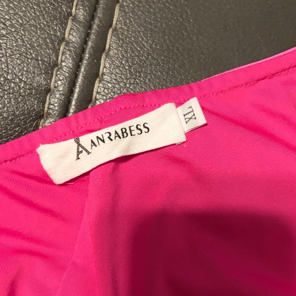 Elegant Pink One-Shoulder Dress - Picture 2 of 3